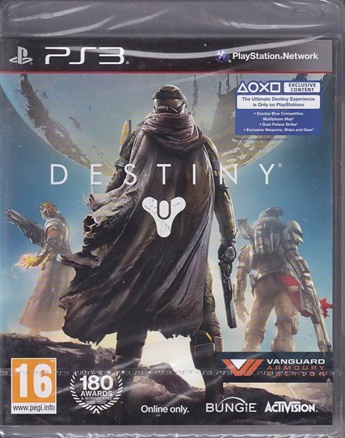 Destiny - Vanguard Armory Edition - i Folie - PS3 (AA Grade) (Genbrug)